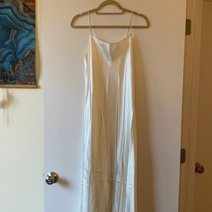 Anine Bing Chloe dress in ivory. Size S.